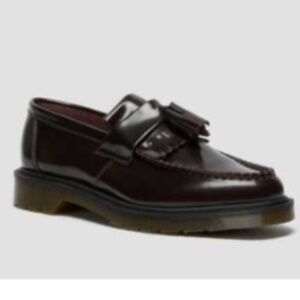 Dr. Martens Acadia Tassel Loafer in Cherry Red
